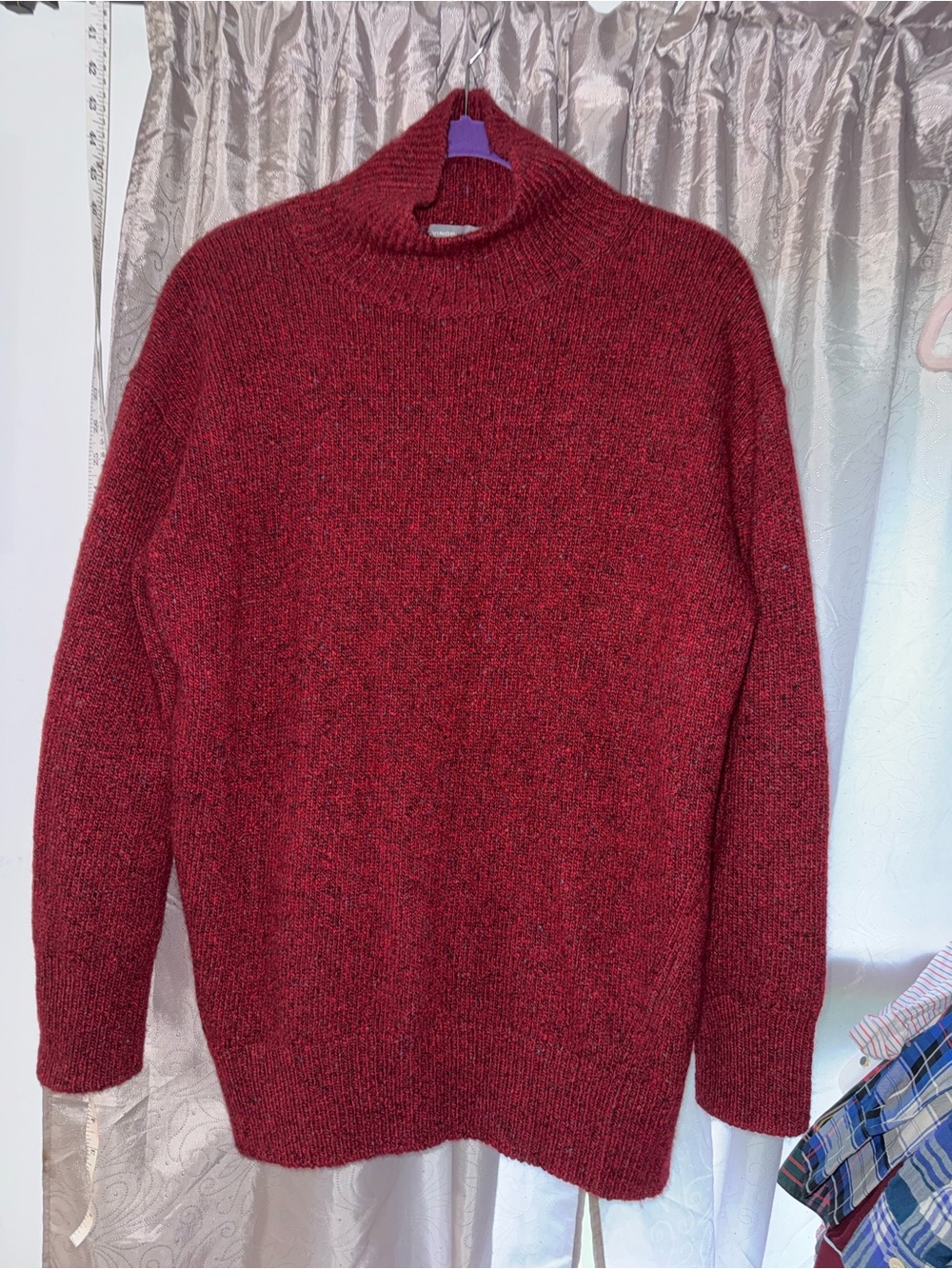 Vince Burgundy Turtleneck Sweater